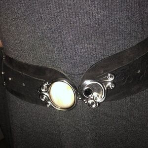 Leather Vanzetti belt, adjustable NEW